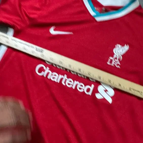 LIVERPOOL 2020/2021 Home Football Shirt Soccer Jersey KIT Nike LFC Youth L Boys - Picture 5 of 6